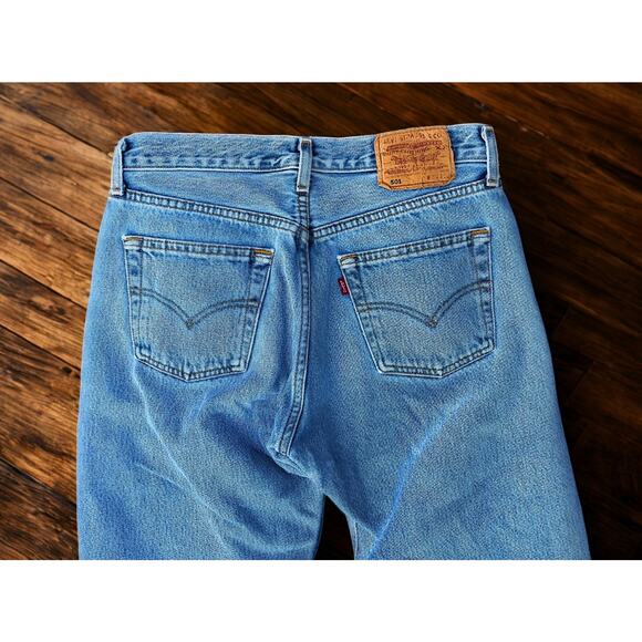 Levi’s 501 Button Fly Jeans 30x32 Blue Denim Made in Turkey Jan 1993 EUC - Picture 5 of 10